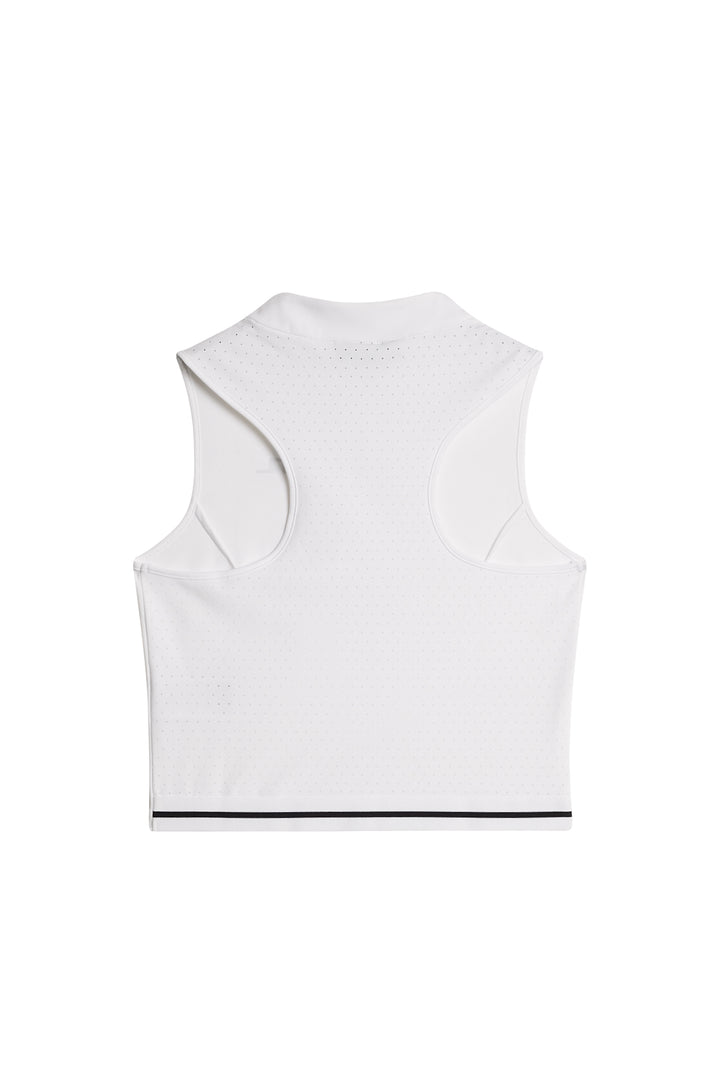 J.Lindeberg Womens Tessa Sleeveless Top - WHITE