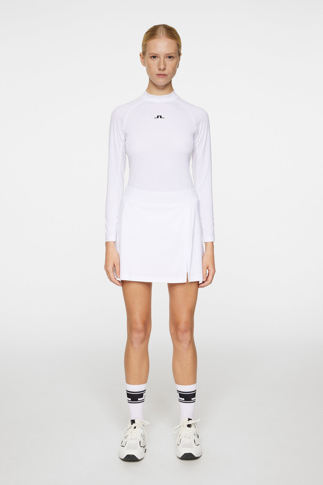 J.Lindeberg Womens Lorena Long Sleeve Top - WHITE