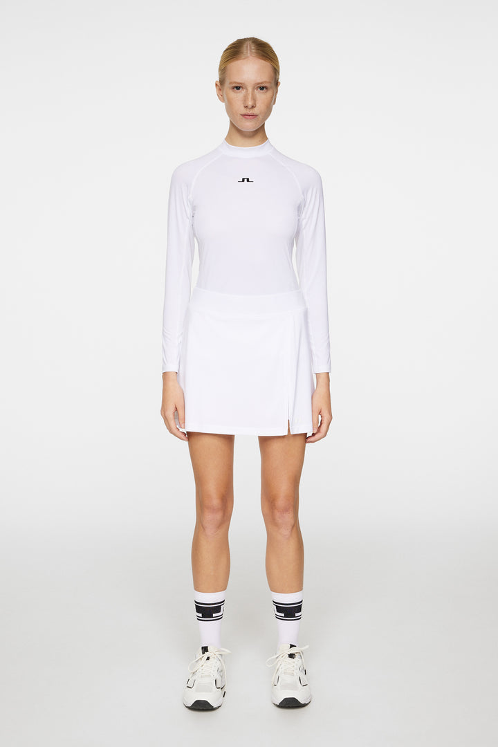 J.Lindeberg Womens Lorena Long Sleeve Top - WHITE