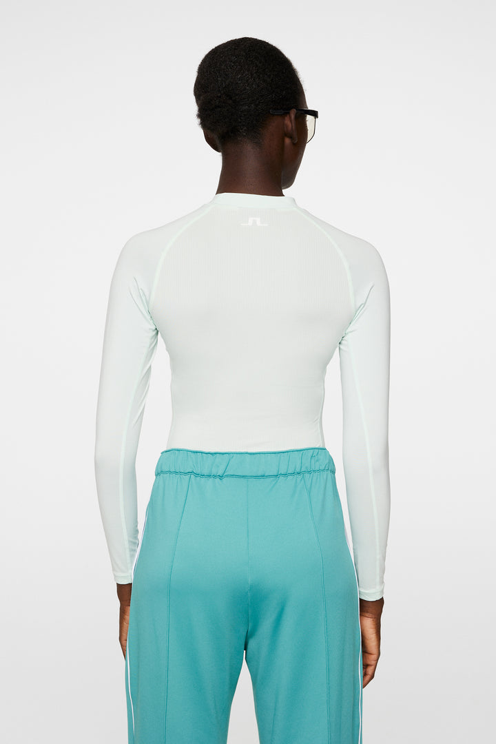 J.Lindeberg Womens Lorena Long Sleeve Top - MINT