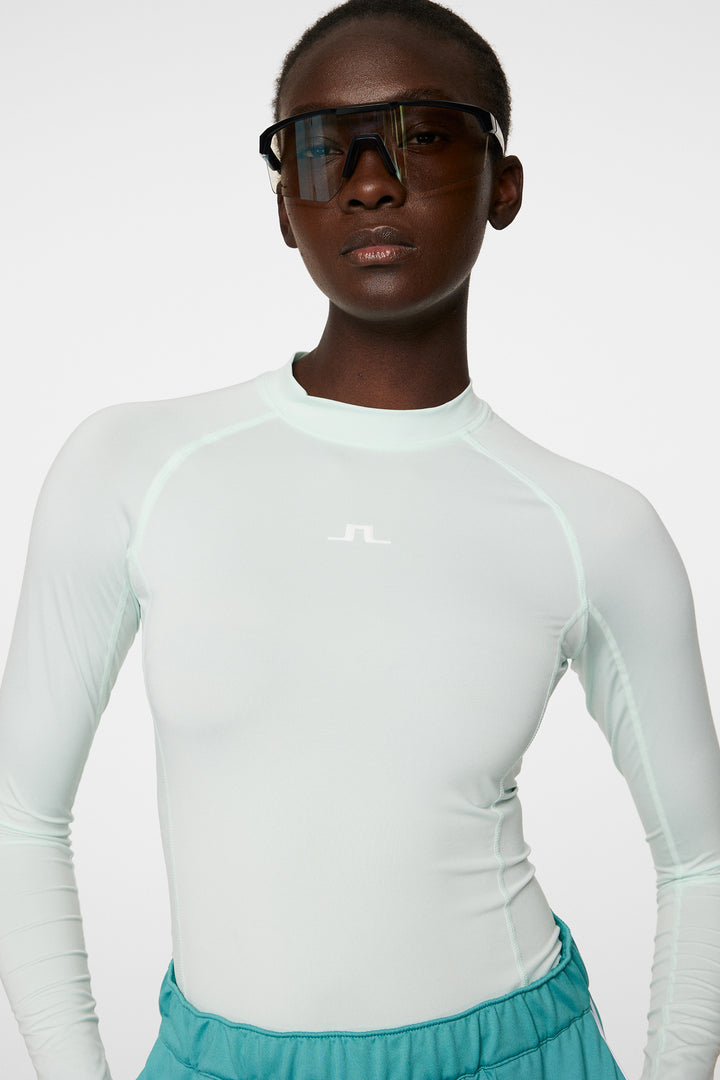 J.Lindeberg Womens Lorena Long Sleeve Top - MINT
