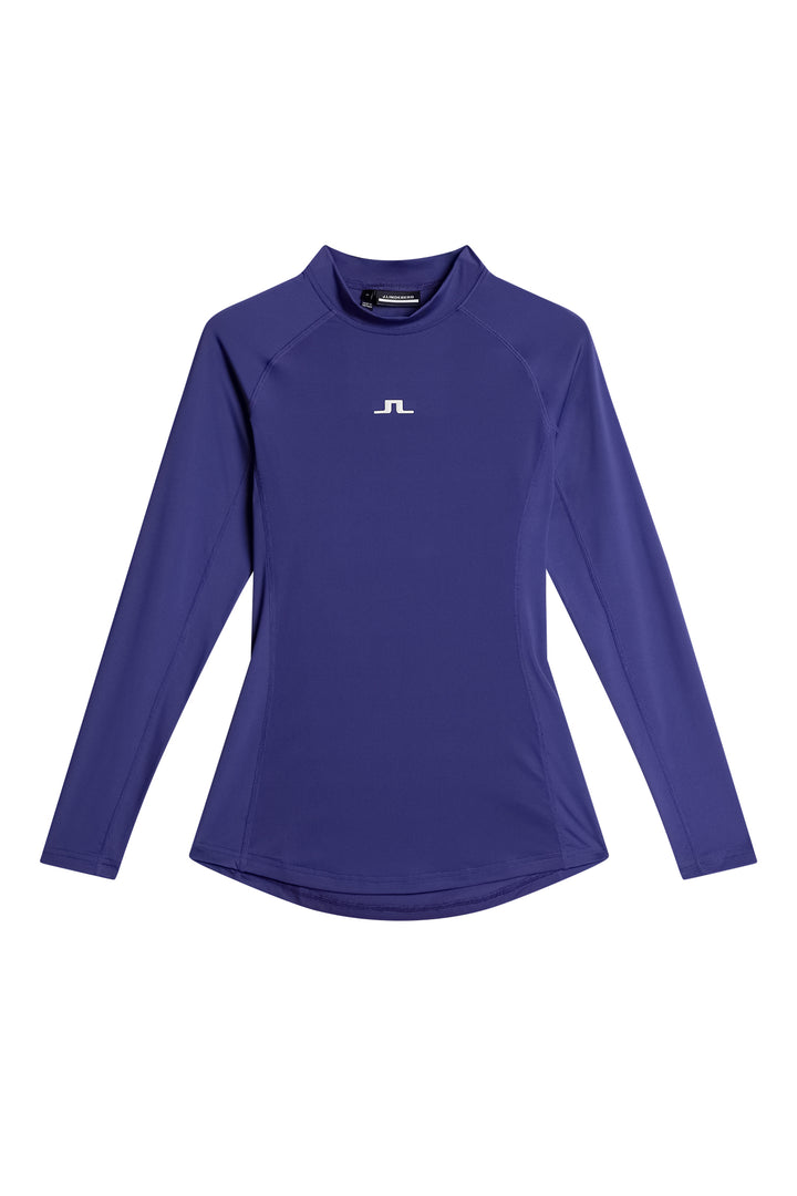 J.Lindeberg Womens Lorena Long Sleeve Top - PURPLE