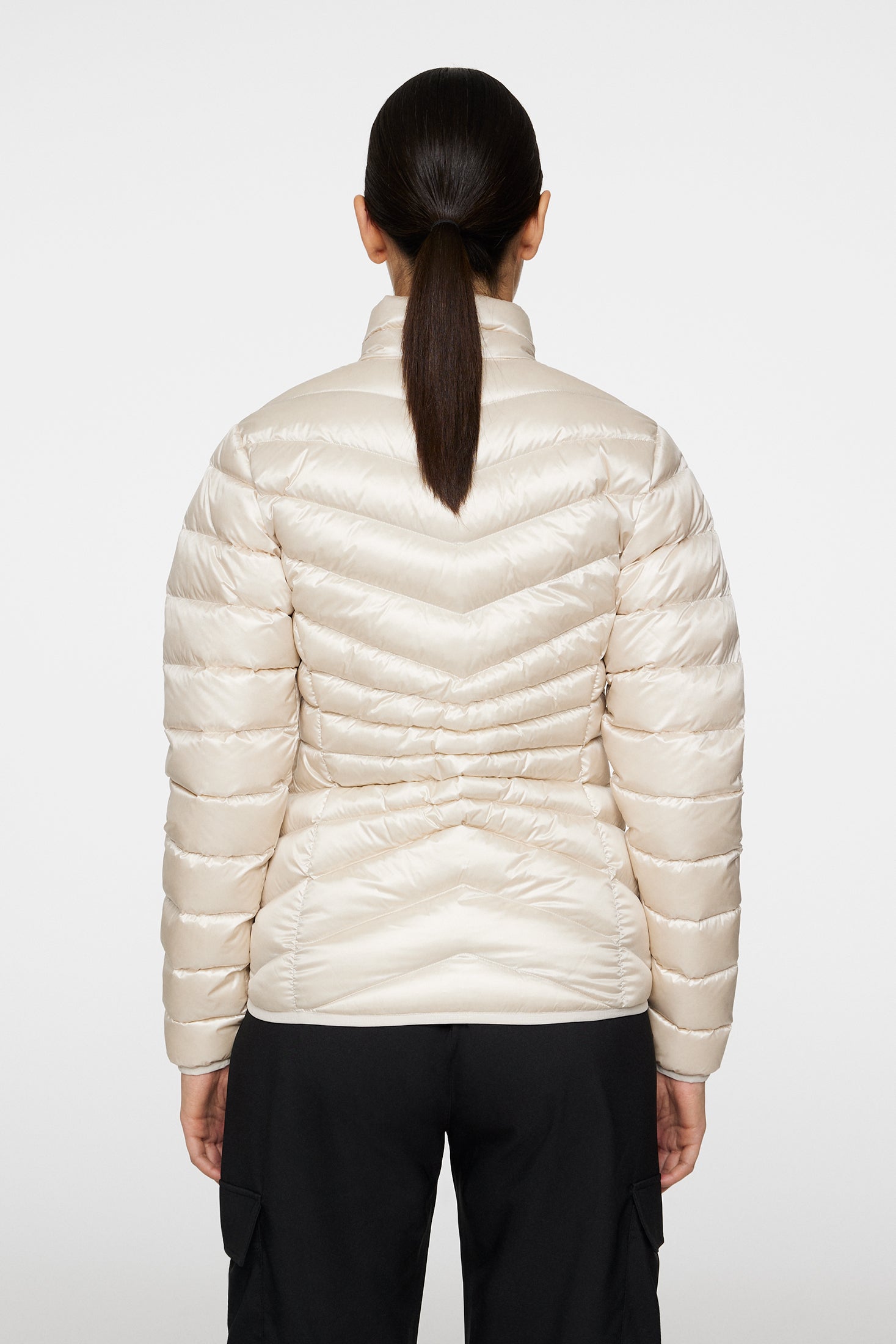 J.Lindeberg Womens LARA Light Down Jacket - GREY LILAC