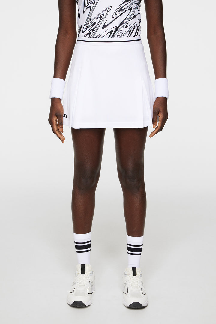 J.Lindeberg Womens Ini Skort - WHITE