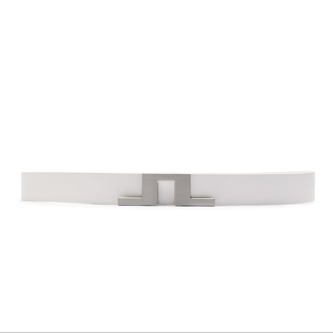 J.Lindeberg Men's Bridger Belt - WHITE