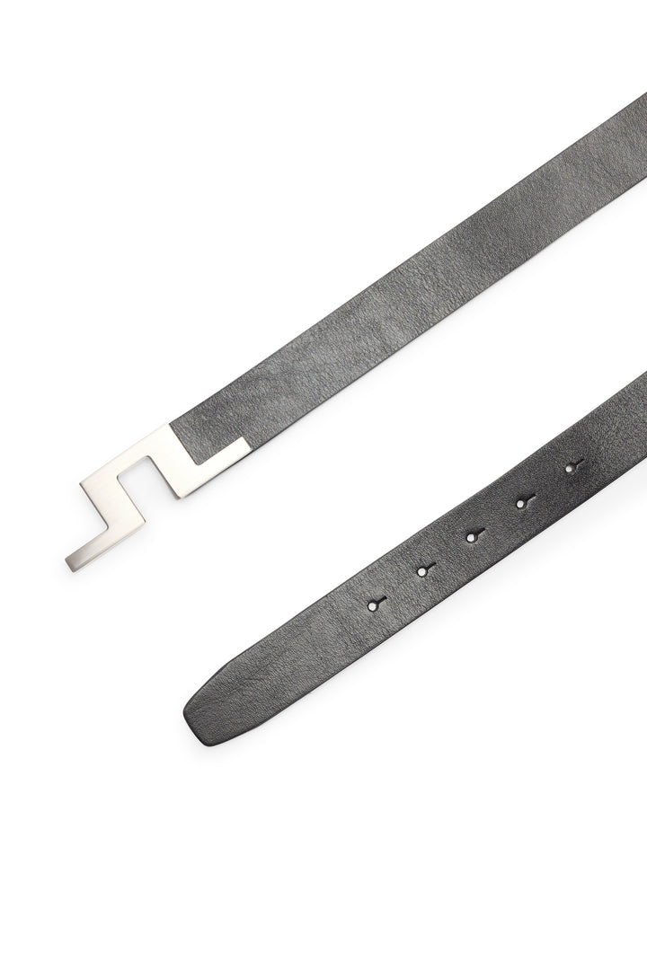J.Lindeberg Men's Bridger Belt - BLACK