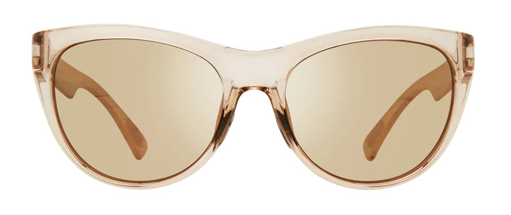 Revo Womens Barclay Cat Eye Sunglasses - CRYSTAL SAND/CHAMPAGNE