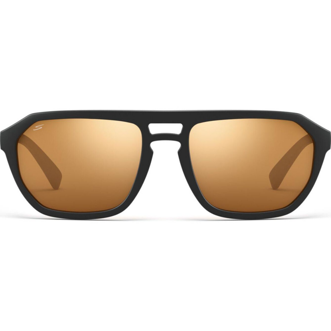 Serengeti BELLMON Polarized Driver Sunglasses - MATTE BLACK / GOLD