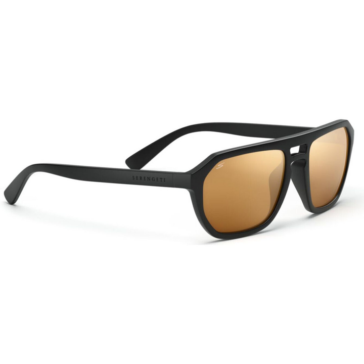 Serengeti BELLMON Polarized Driver Sunglasses - MATTE BLACK / GOLD