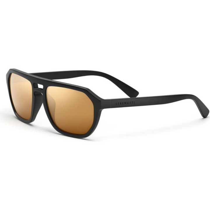 Serengeti BELLMON Polarized Driver Sunglasses - MATTE BLACK / GOLD