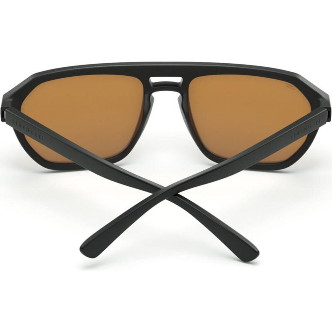 Serengeti BELLMON Polarized Driver Sunglasses - MATTE BLACK / GOLD