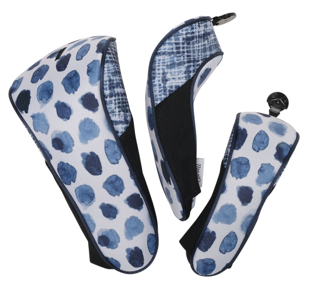 GLOVE IT WOMENS HEAD COVERS 3-PACK - BIRDIE BLUE