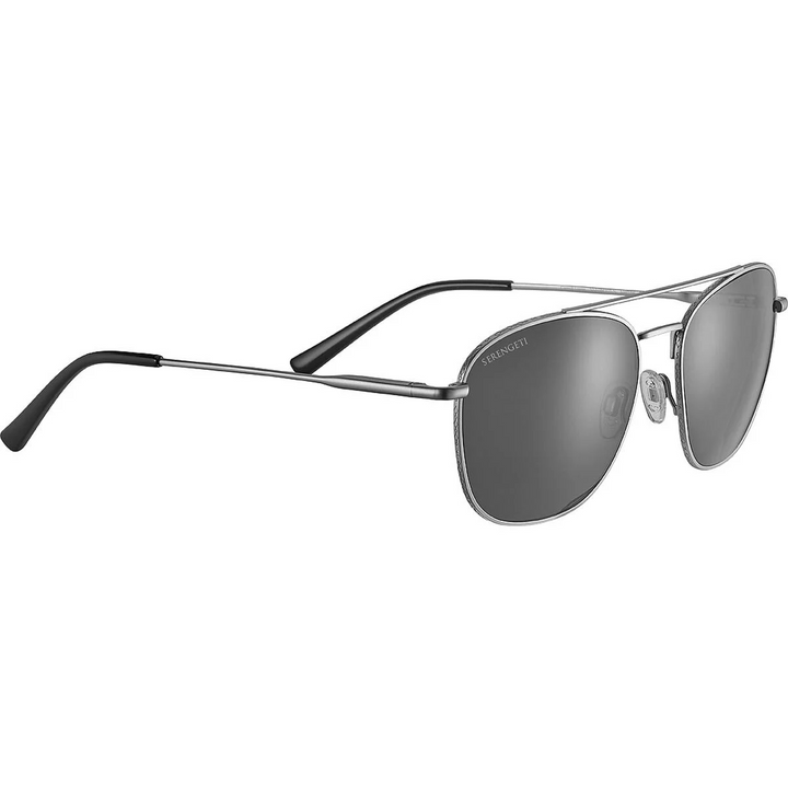 Serengeti CARROLL LARGE Polarized Sunglasses - MATTE SILVER