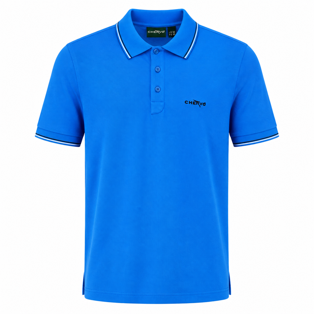 Chervo Men's AIRTON Pique Polo - MONACO BLUE