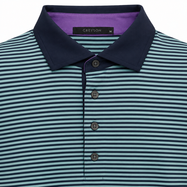 Greyson Men's CHOCTAW Stripe Polo - MALTESE JASPER