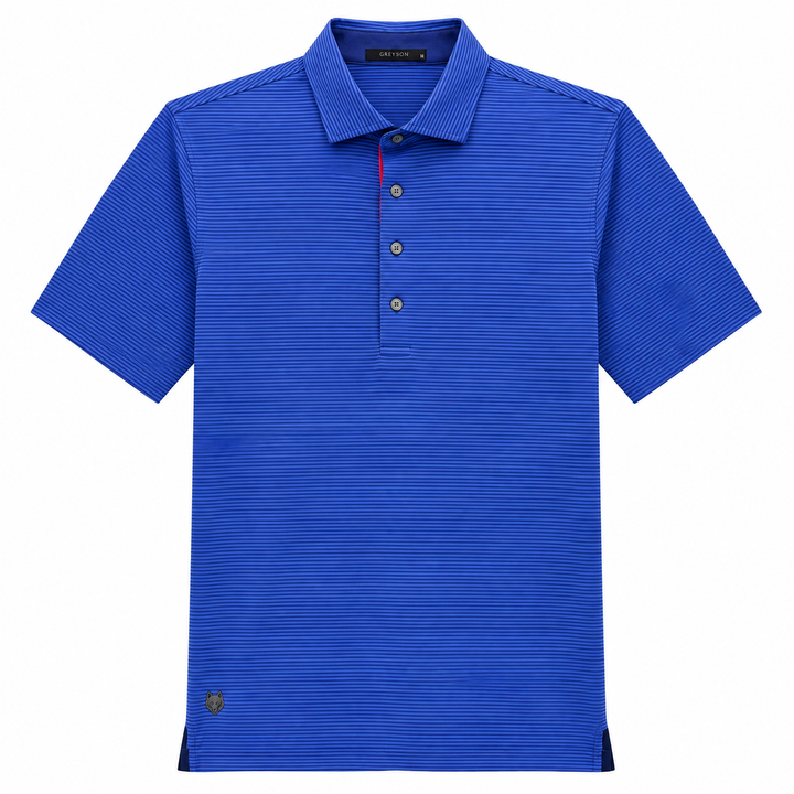 Greyson Men's SARANAC Stripe Polo - TWILIGHT DART