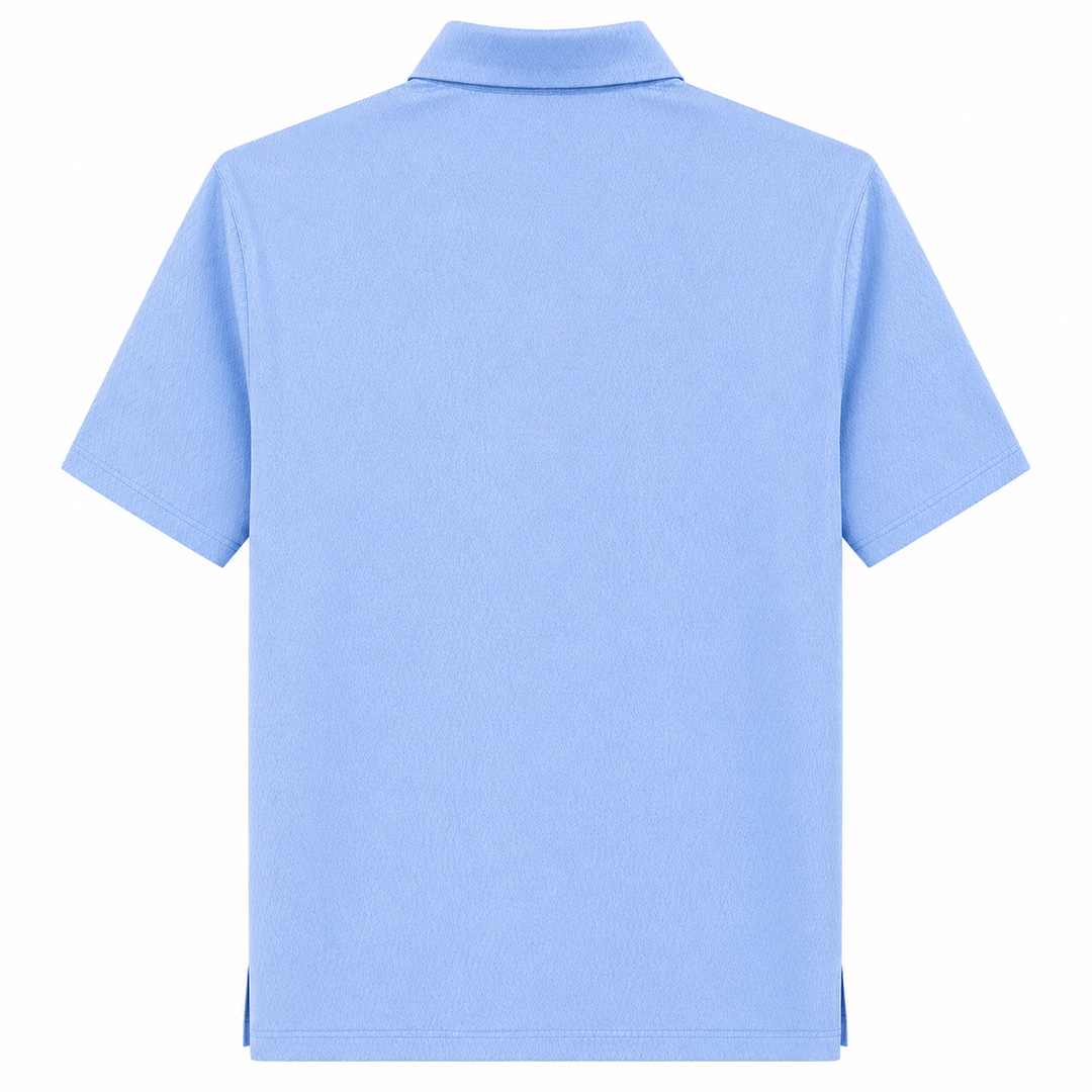 Chervo Men's ARTIGLIO Print Polo - SKY BLUE