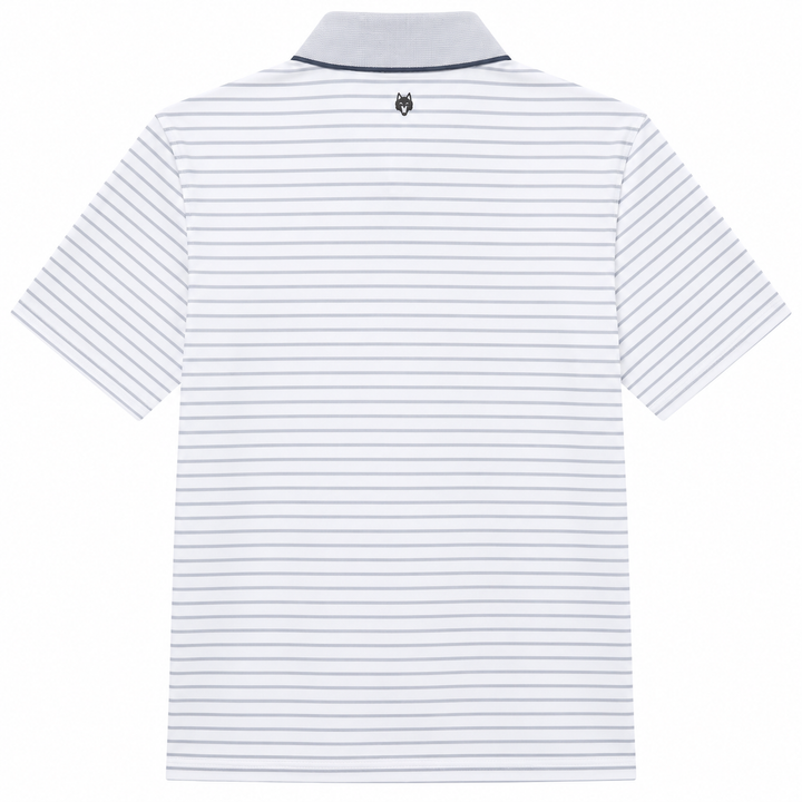Greyson Men's CROW Stripe Polo - ARCTIC MIST