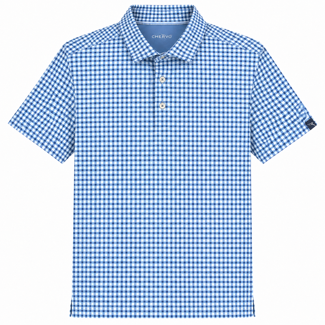 Chervo Men's ARTIGLIO Polo - WHITE BLUE