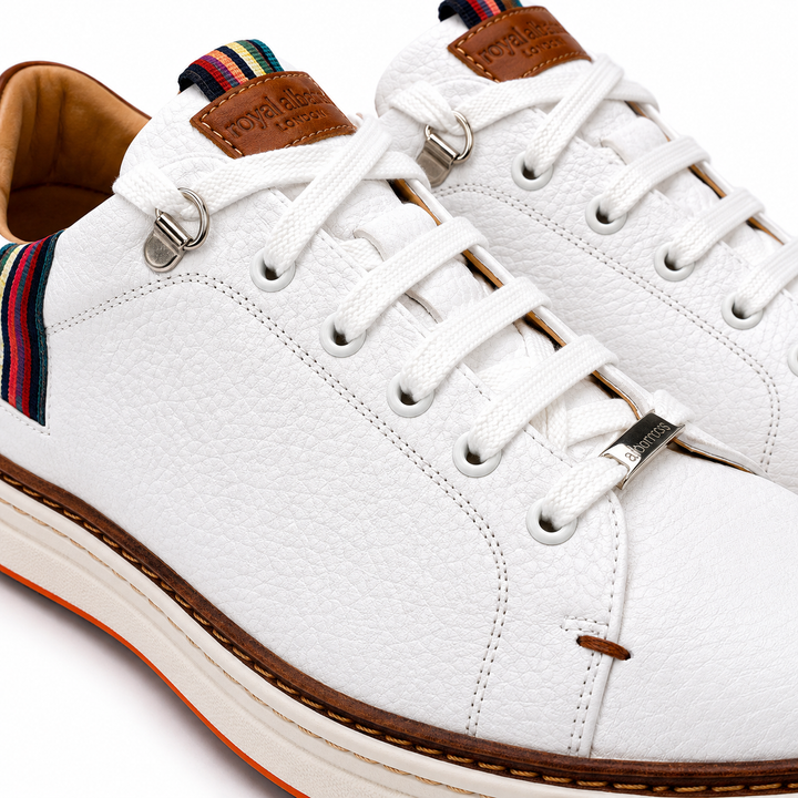ROYAL ALBATROSS Men's SAXON Golf Shoe - WHITE