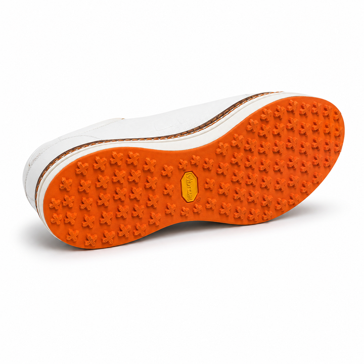 ROYAL ALBATROSS Men's CROCO Golf Shoe - WHITE