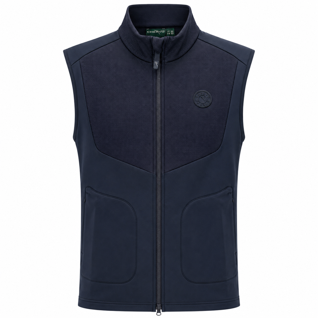 Chervo Men's POTENTE PRO-THERM®  TECHNICAL GOLF VEST - NAVY