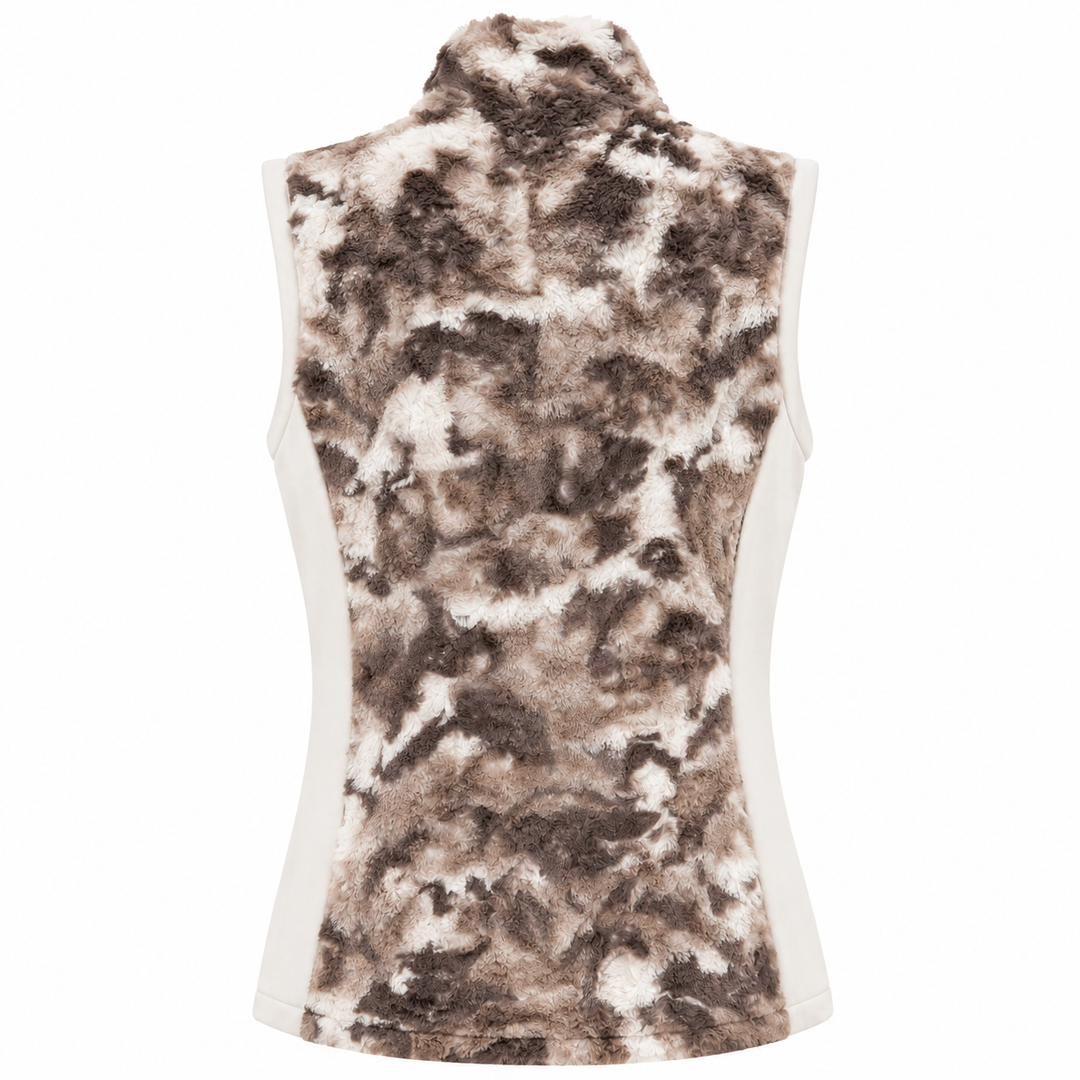 Chervò Women's  PRONOME PRO-THERM® Faux Fur Golf VEST - STONE