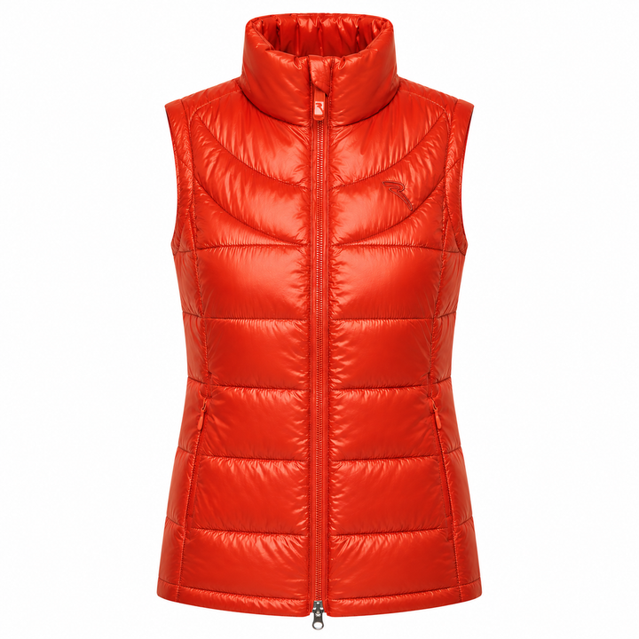 Chervò Women's ERNESTA PRO-THERM® Happy Goose® Down Insulated Golf Vest - RED