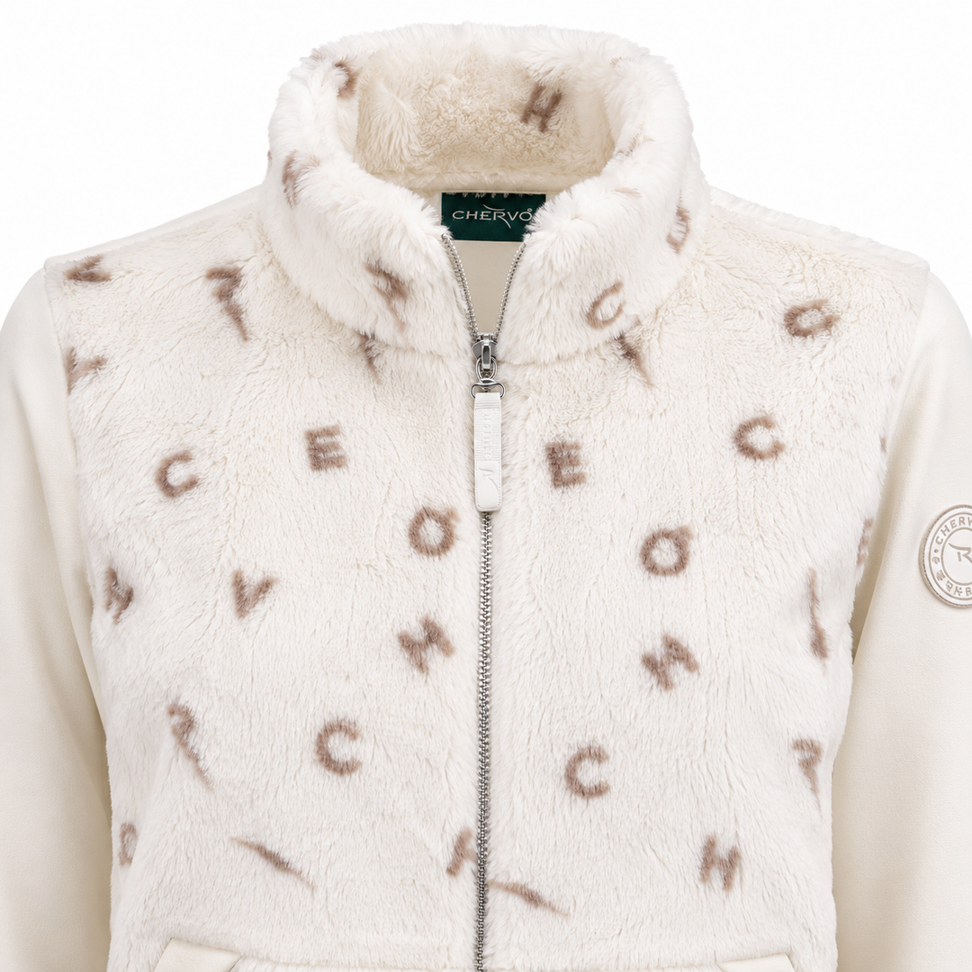 Chervò Women's  PETRUSKA PRO-THERM® Faux Fur Golf Jacket - STONE
