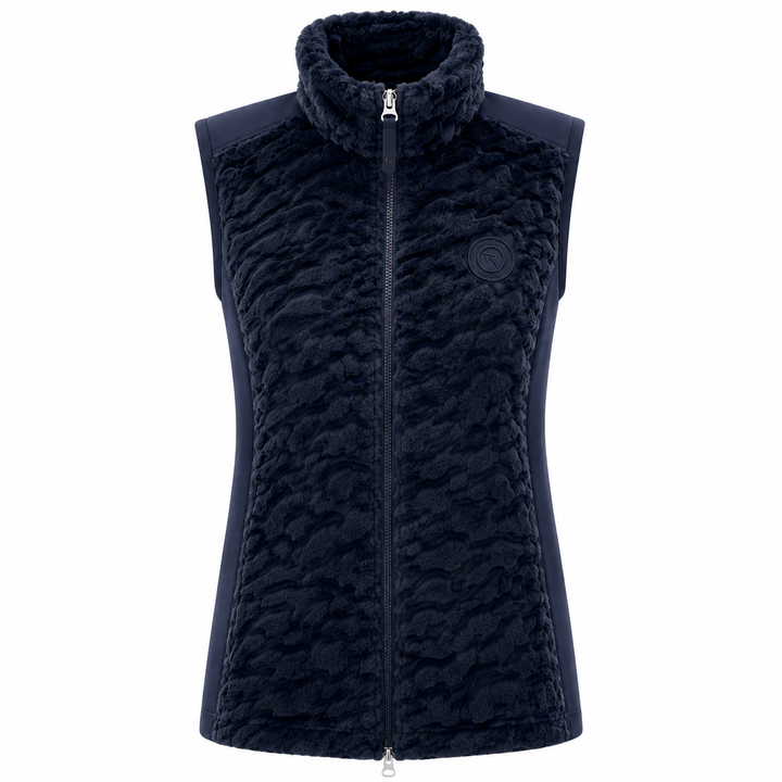 Chervò Women's  PRONOME PRO-THERM® Faux Fur Golf VEST - NAVY