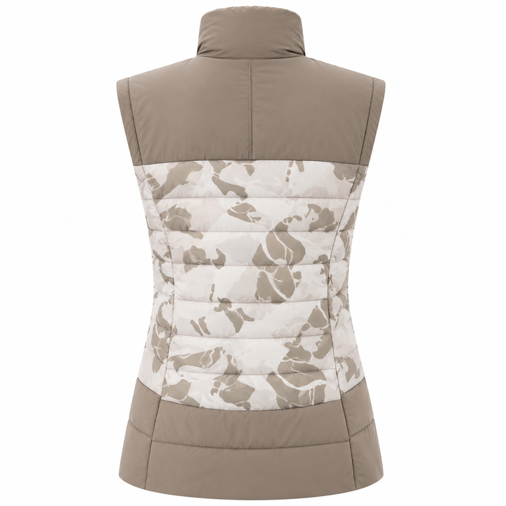 Chervò Women's  EVOLUTA PRO-THERM® DOWN Golf VEST - CAMO STONE