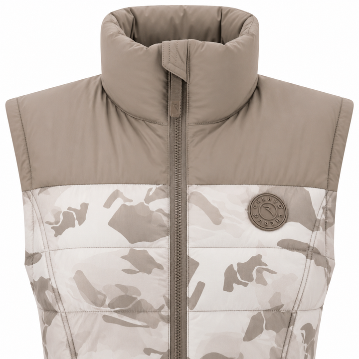 Chervò Women's  EVOLUTA PRO-THERM® DOWN Golf VEST - CAMO STONE