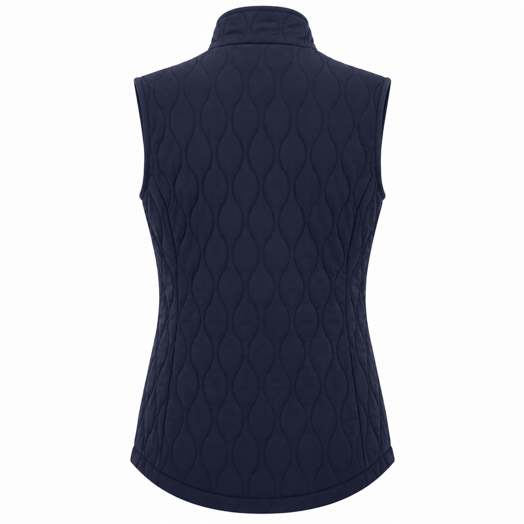 Chervò Women's  Chervò Women's PRO-THERM® 4-Way Stretch Quilted Golf Vest - NAVY