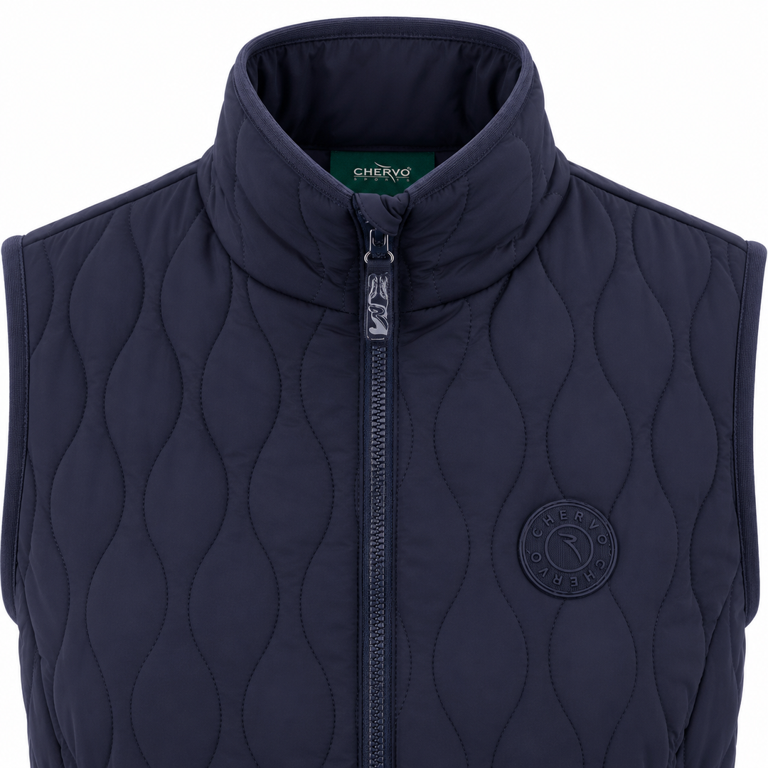 Chervò Women's  Chervò Women's PRO-THERM® 4-Way Stretch Quilted Golf Vest - NAVY