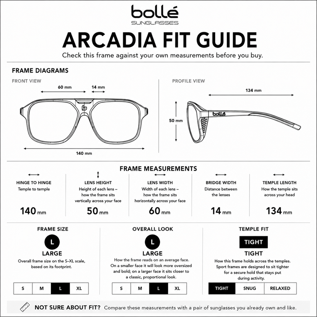 Bolle ARCADIA POLARIZED  Sunglasses - TORTOISE MATTE