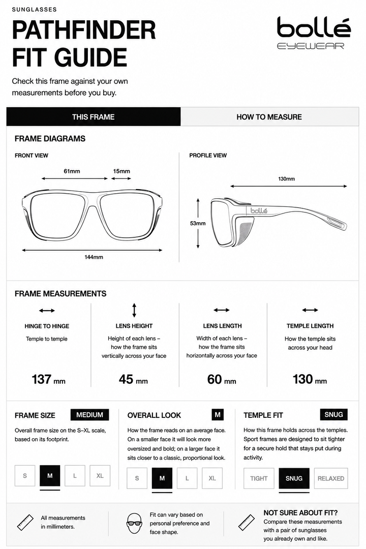 Bolle PATHFINDER Sunglasses - MATTE BLACK