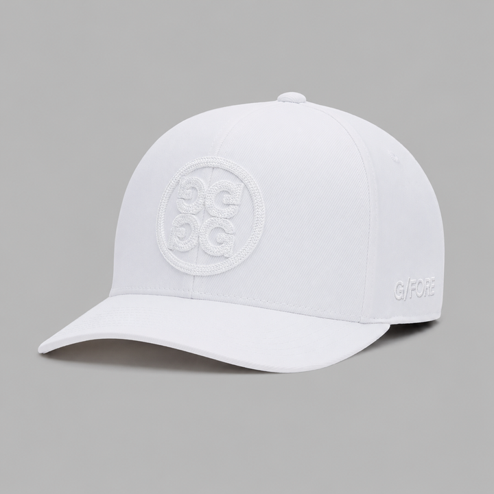 G/FORE MEN'S CIRCLE G'S STRETCH TWILL HAT - SNOW