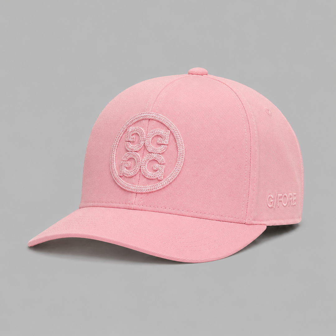 G/FORE MEN'S CIRCLE G'S STRETCH TWILL HAT - KNOCKOUT PINK
