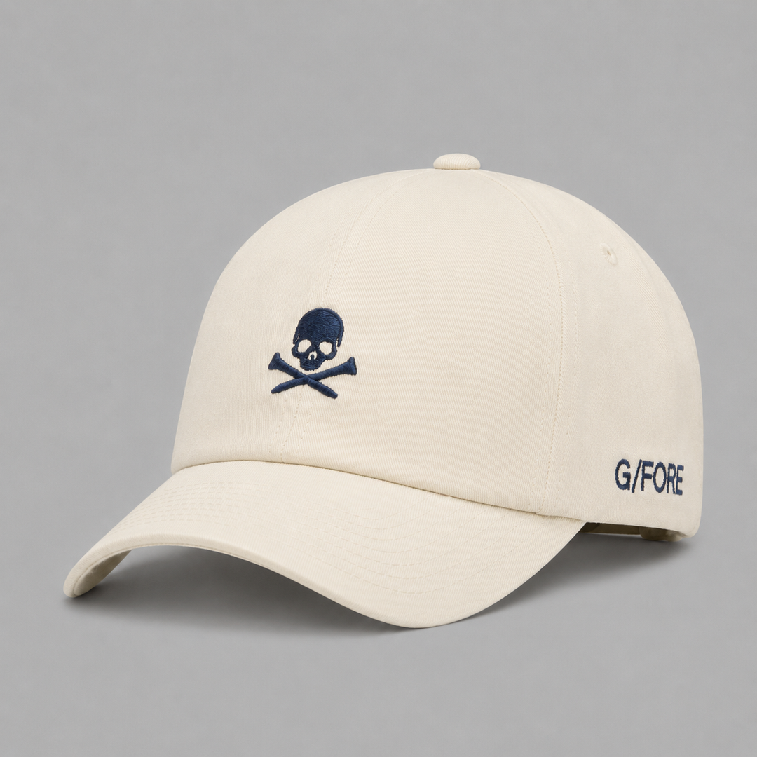 G/FORE MEN'S MINI SKULL & TEES LOW PROFILE HAT - STONE