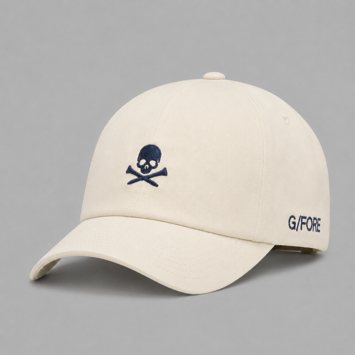 G/FORE MEN'S MINI SKULL & TEES LOW PROFILE HAT - STONE