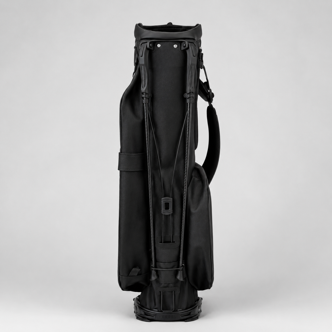 VESSEL MEN'S CROSSHATCH LITE LUX STAND BAG - BLACK