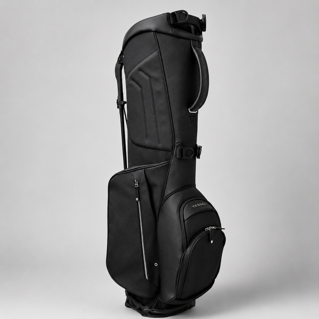 VESSEL MEN'S CROSSHATCH LITE LUX STAND BAG - BLACK