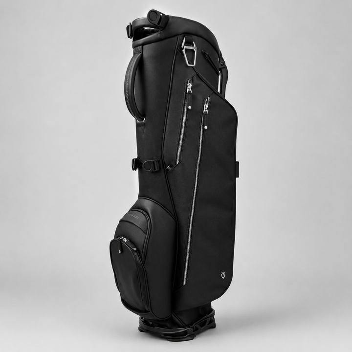 VESSEL MEN'S CROSSHATCH LITE LUX STAND BAG - BLACK