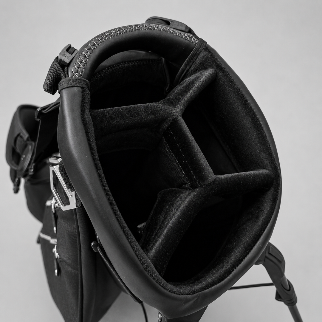 VESSEL MEN'S CROSSHATCH LITE LUX STAND BAG - BLACK