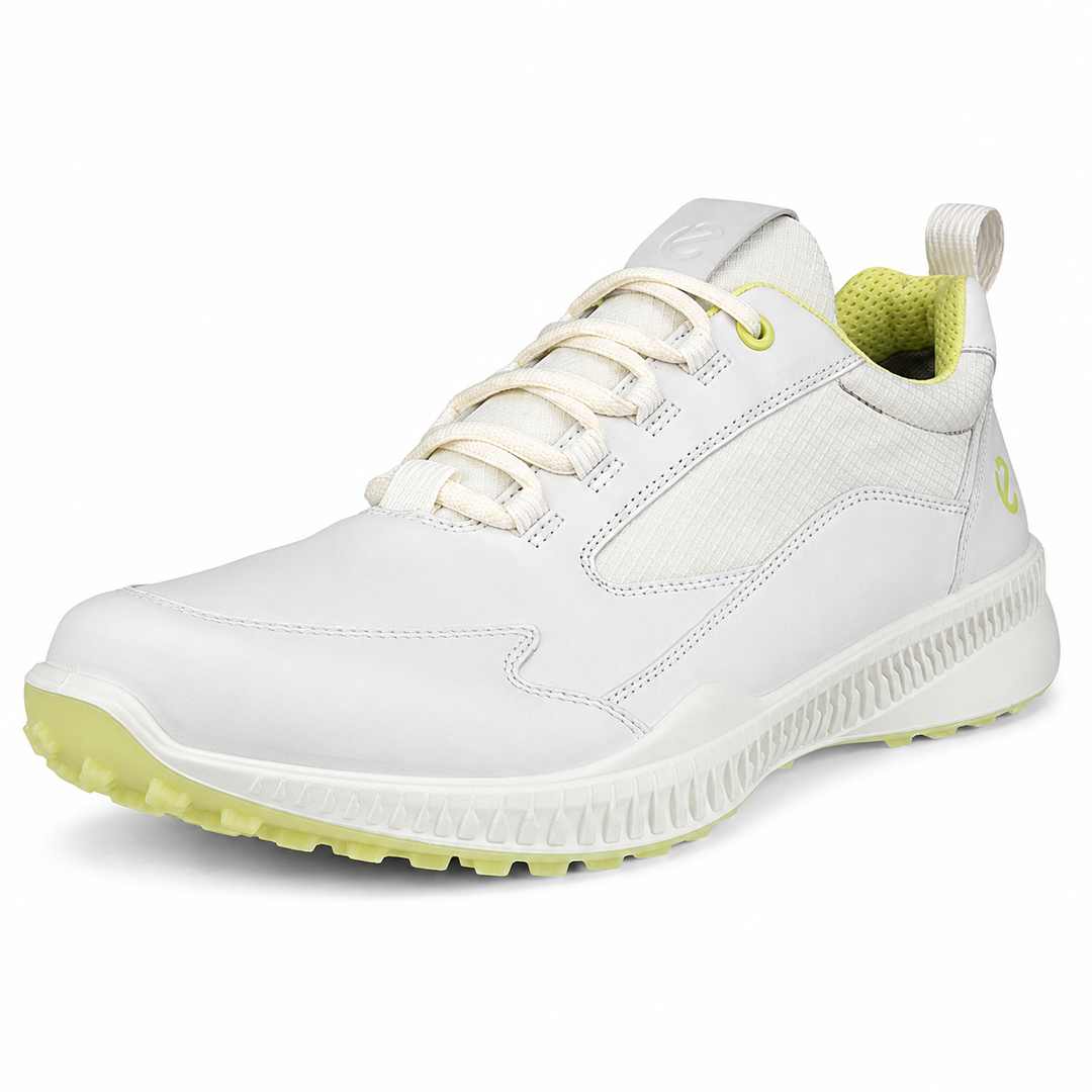 ECCO Men's S-Hybrid Waterproof Golf Shoes - WHITE