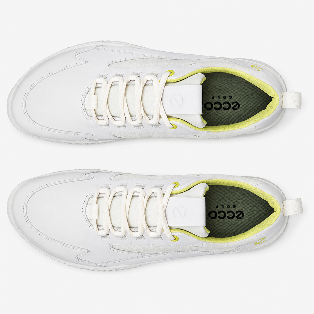 ECCO Men's S-Hybrid Waterproof Golf Shoes - WHITE