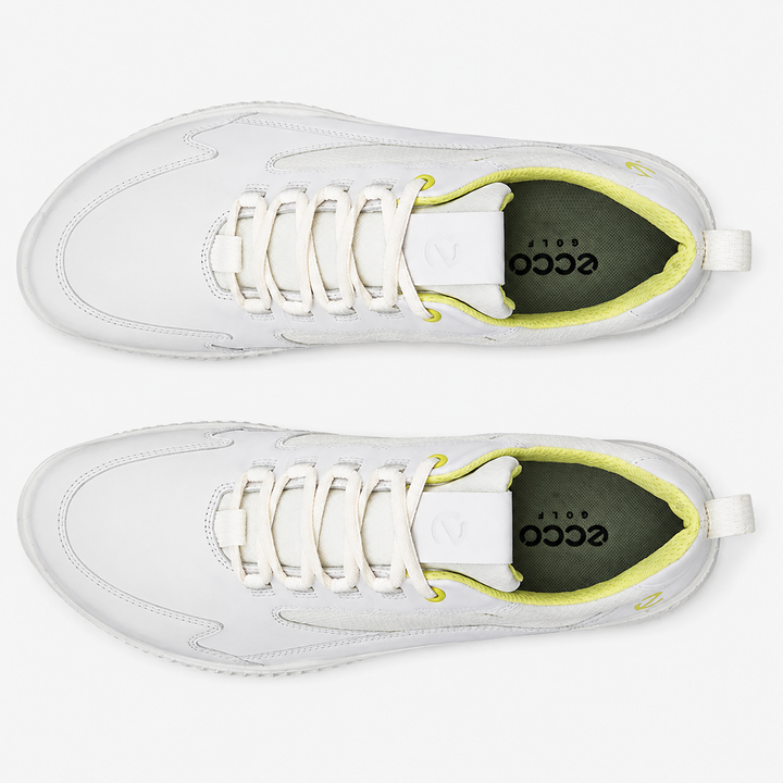 ECCO Men's S-Hybrid Waterproof Golf Shoes - WHITE