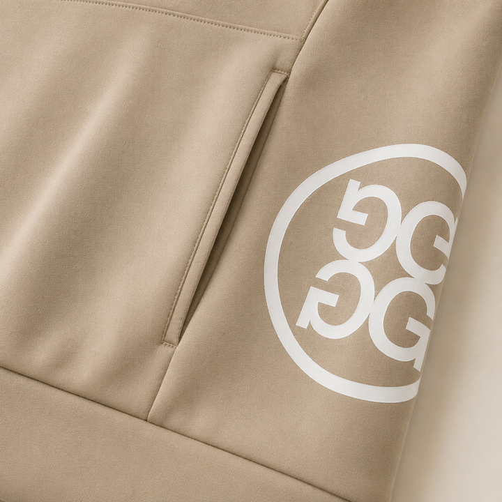 G/FORE WOMEN'S LTD EDITION STRETCH SCUBA PULLOVER HOODIE - DUNE