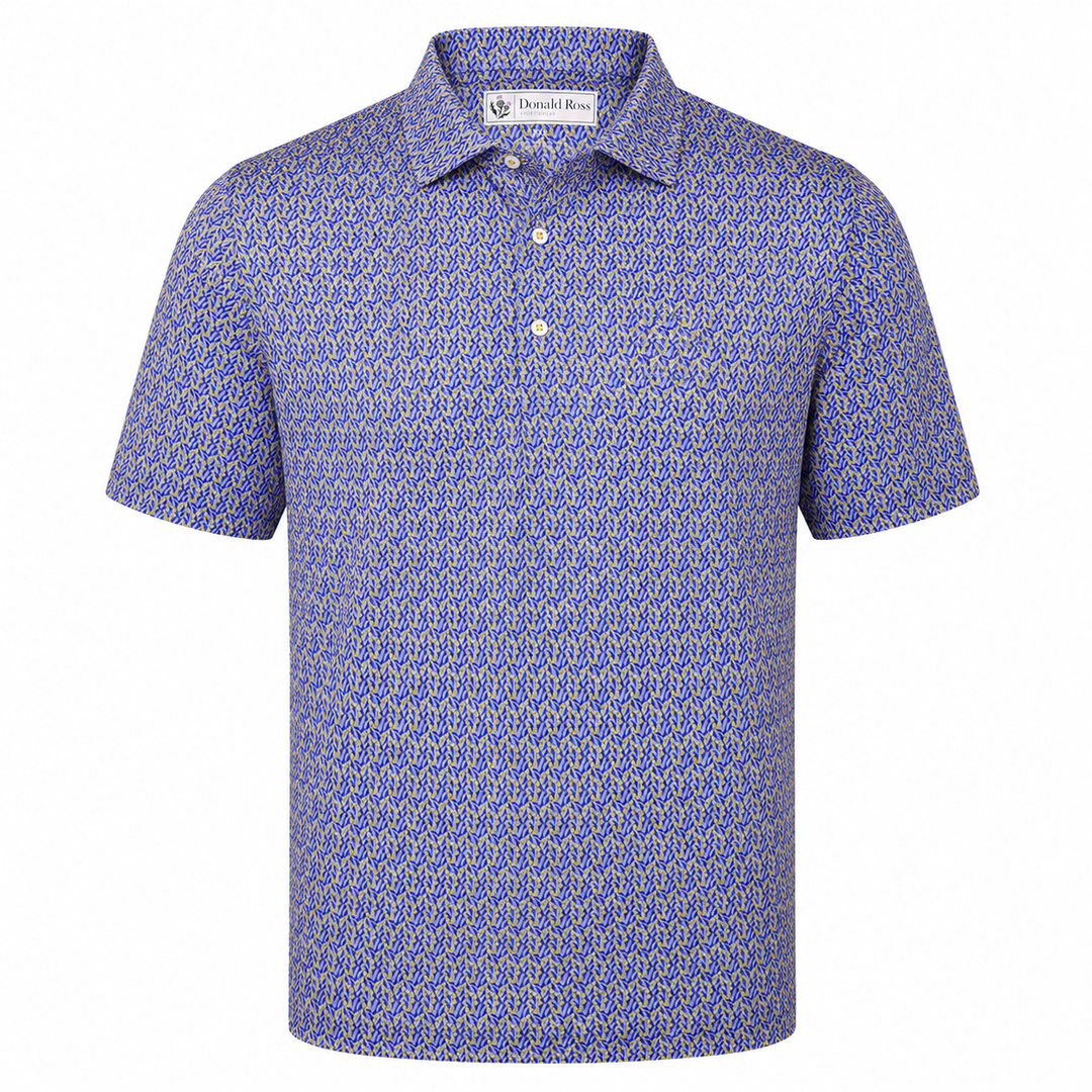 Donald Ross Mens Classic Fit MIAMI Polo - JUNIPER