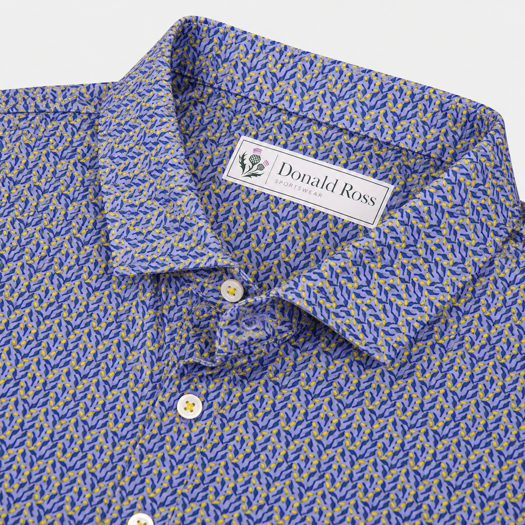 Donald Ross Mens Classic Fit MIAMI Polo - JUNIPER